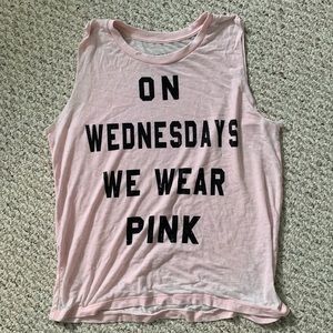 MEAN GIRLS On Wednesdays we wear pink tank